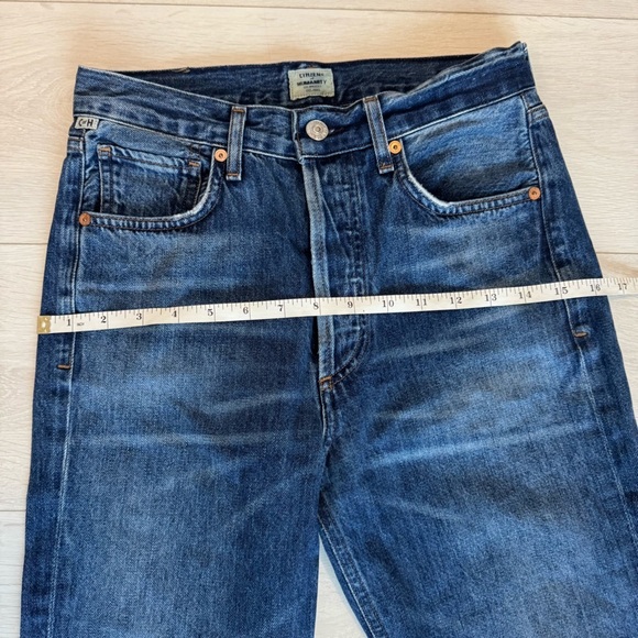 Citizens of Humanity Charlotte Crop High Rise Straight Leg Premium Vintage - Picture 9 of 11